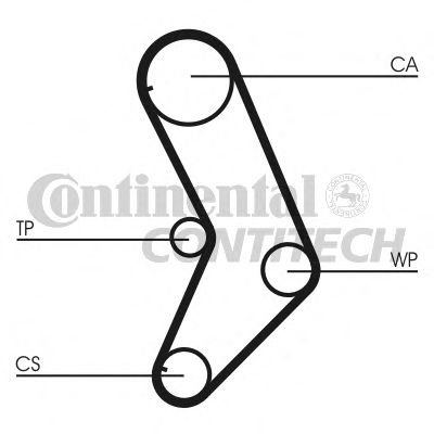 Фото 10. К-кт ГРМ (ремінь+ролики+помпа) CONTITECH CT999WP1