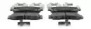 Фото 5. Комплект гальмівних колодок задн . HYUNDAI H-1. H-1 - STAREX. SANTA FE II. SANTA FE II-SUV 2.2D-2.7 06.97-12.12