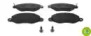 Фото 4. Комплект гальмівних колодок передн . FORD TRANSIT. TRANSIT TOURNEO 2.0D-2.3-2.4D 01.00-05.06