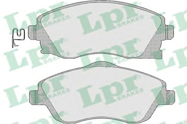 Фото 1. Колодка гальм. диск. OPEL CORSA C (F08. F68) передн. (вир-во LPR)