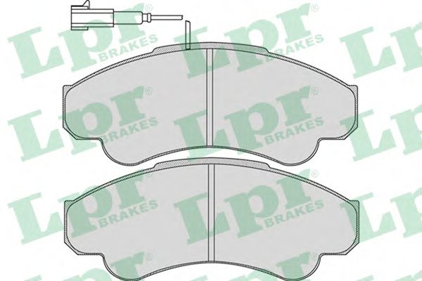 Колодки гальмівні дискові передні CITROEN Jumper 02-06.JUMPER c бортовой платформой-ходовая часть (230) 94-02.JUMP
