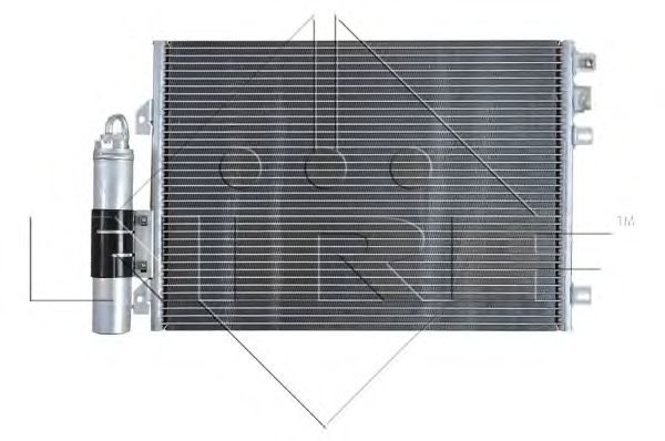Фото 1. Конденсатор кондиціонера RENAULT Clio 98- (вир-во NRF)