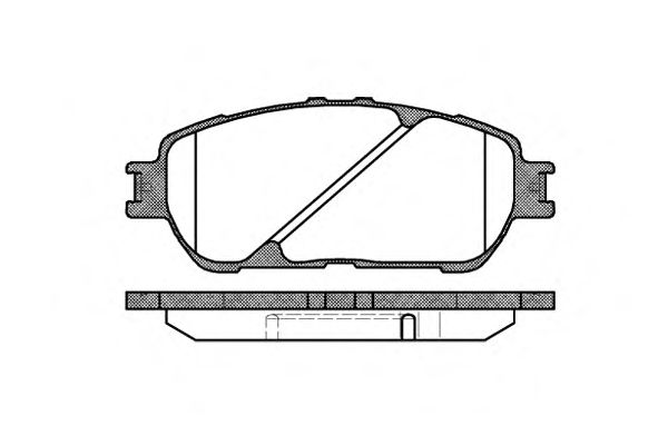 Фото 1. Колодка гальм. диск. TOYOTA CAMRY 2.4I 16V 01.11 - передн. (вир-во REMSA)