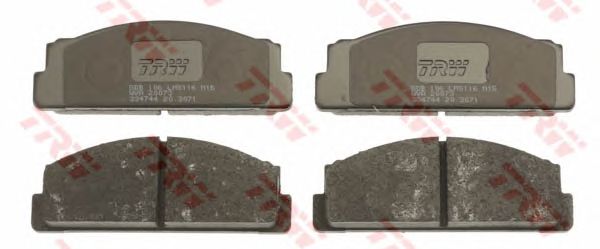 Колодки гальмівні дискові