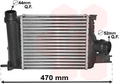 Интеркулер RENAULT DOKKER. LODGY (12-) (пр-во Van Wezel)