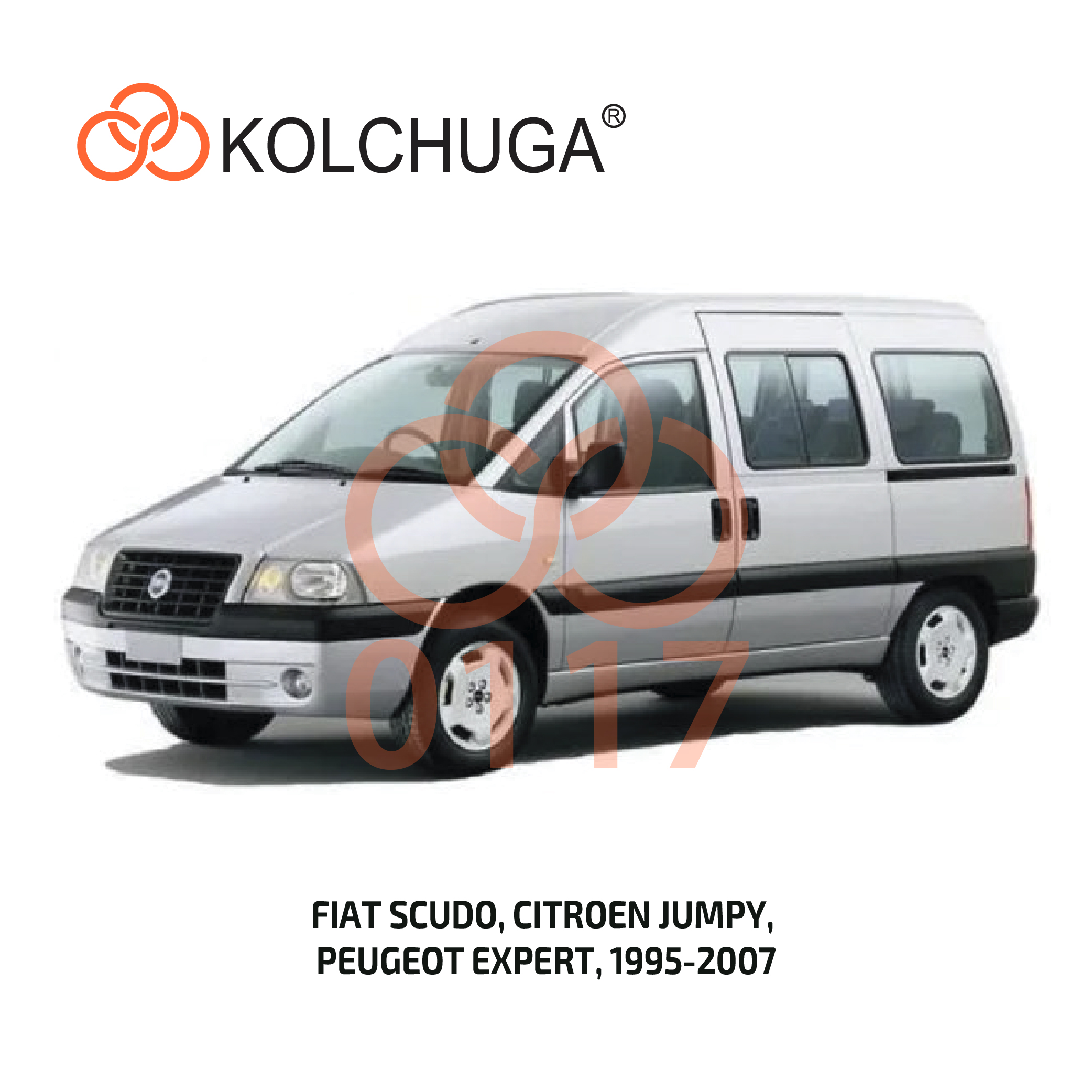 Фото 3. Захист картера Кольчуга Fiat Scudo 1995-2007 V-всі