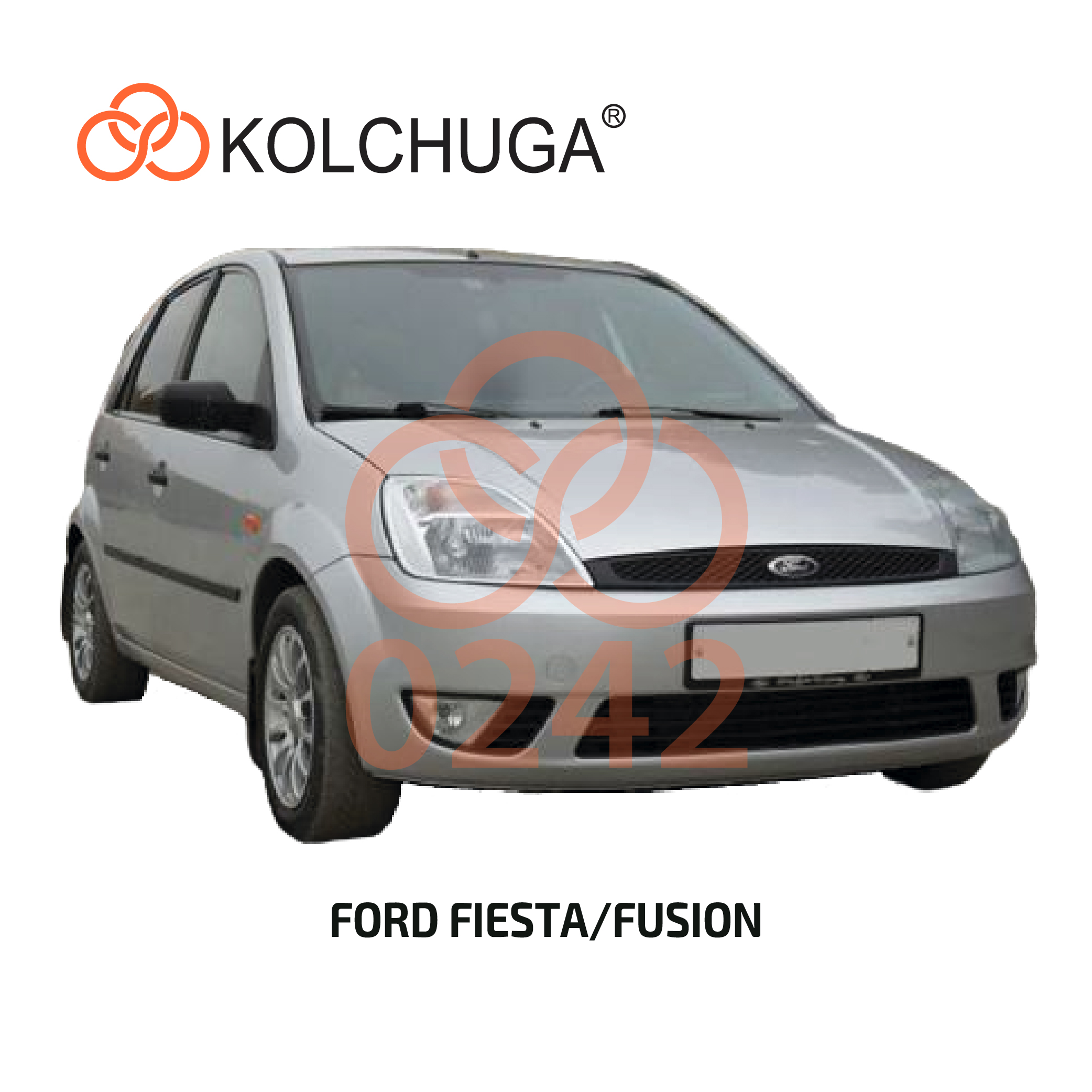 Фото 3. Захист картера Кольчуга Ford Fiesta 2001-2008 V-1.2,1.3,1.4, 2.0