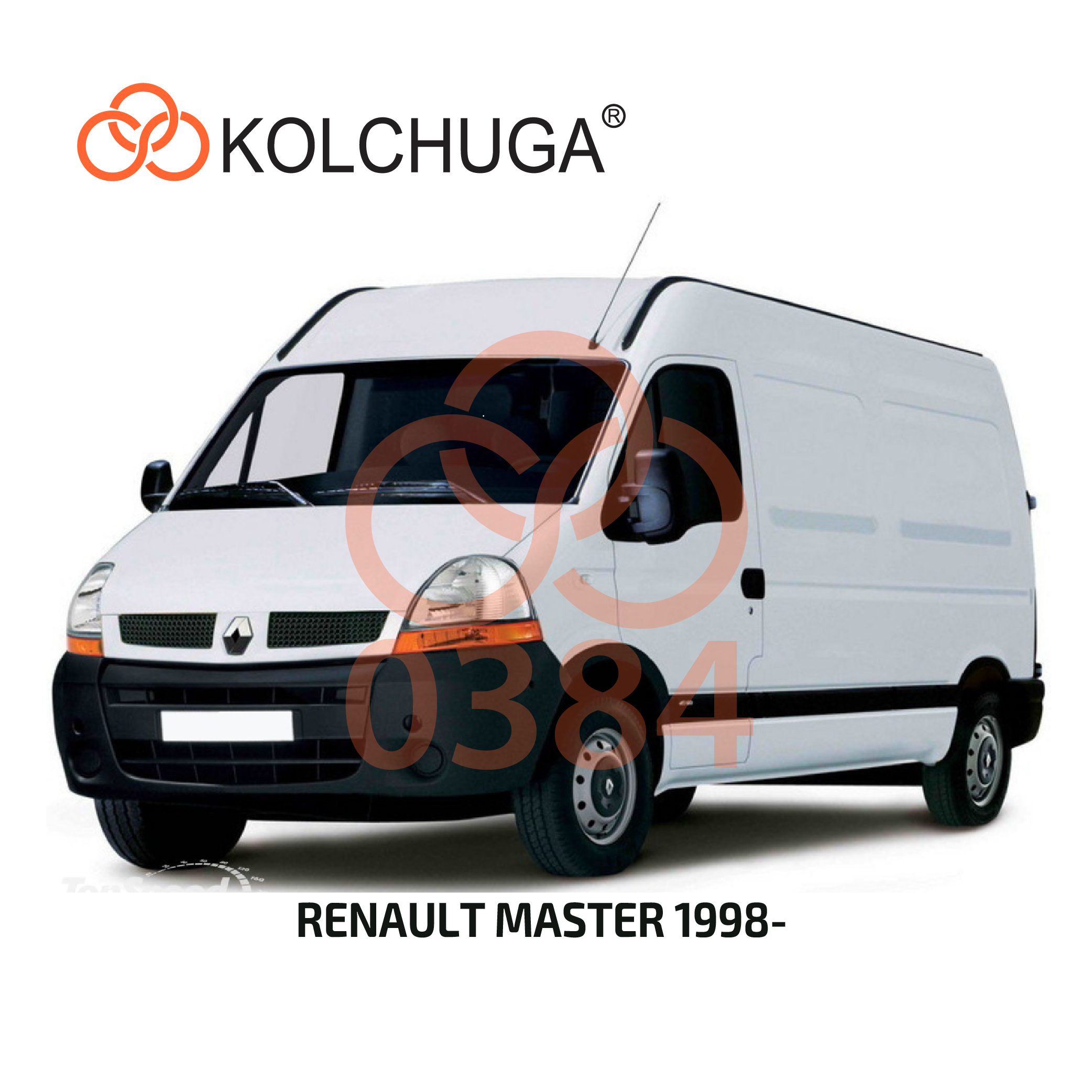 Фото 3. Захист картера Кольчуга Renault Master 1998-2010