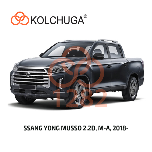 Фото 3. Захист картера Кольчуга Ssаng Yong Musso/Grand Musso(комплект з 3 частин) КОЛЬЧУГА 11282