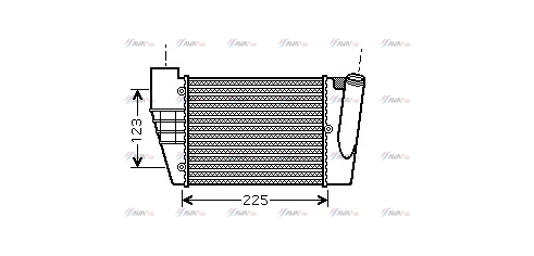 Радіатор охолодження повітря (Інтеркулер)