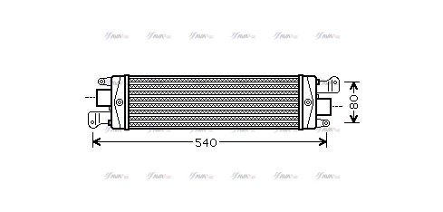 Радіатор охолодження повітря (Інтеркулер)