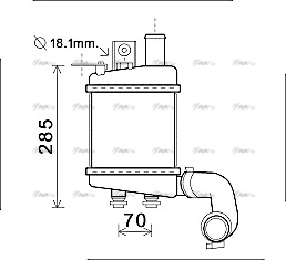 Радіатор охолодження повітря (Інтеркулер)
