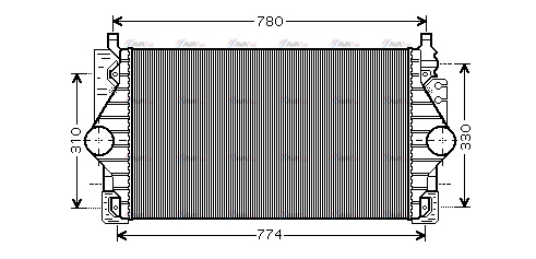 Радіатор охолодження повітря (Інтеркулер)