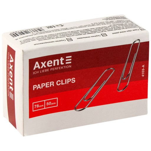 Скрiпки нікельовані AXENT 78мм 50шт