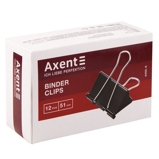 Біндери AXENT 51 мм 12шт чорний 4405-A