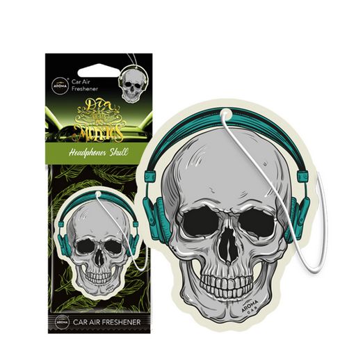 832775 Ароматизатор Aroma Car Dia De Los Muertos Headphone Skull