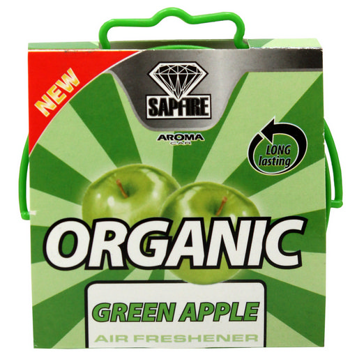 921014 Ароматизатор SAPFIRE Aroma Car Organic Green Apple 40g