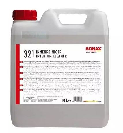 Очищувач інтерєру концентрат SONAX Interior Cleaner. 10 л