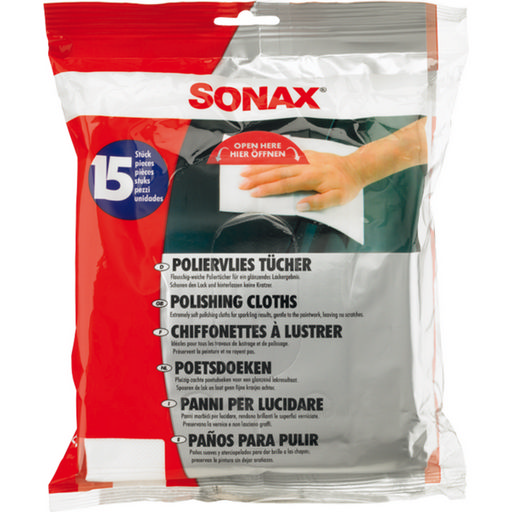 Фото 1. Серветки для полірування SONAX тканина комплект 15шт