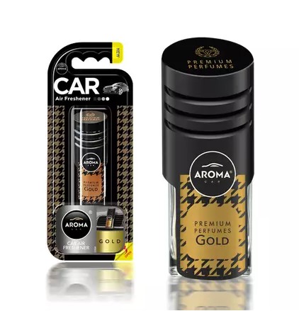 832027 Ароматизатор Aroma Car Prestige vent GOLD