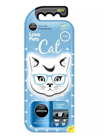 Ароматизатор Aroma Car (полімер) Cat Ocean Calm