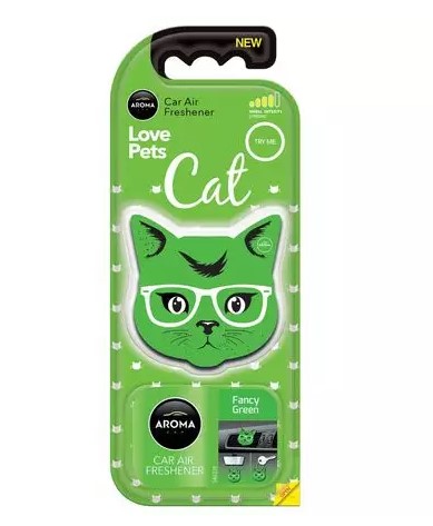 Фото 1. 925708 Ароматизатор Aroma Car (полімер) Cat Fancy Green