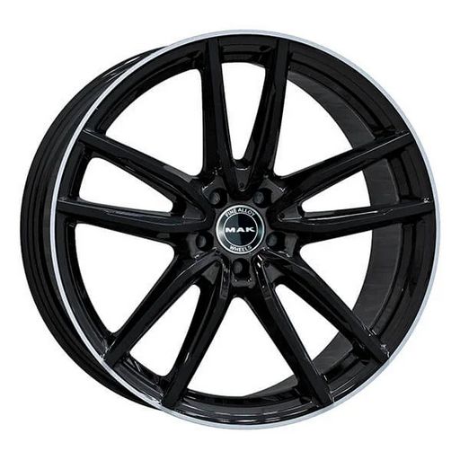 Диск колісний MERCEDES EVO MAK EVO 8 18 5X112 33.0 66.6 GLOSS BLACK MIRROR RING