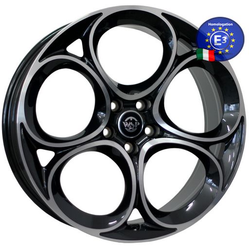 Диск колісний ALFA ROMEO W262 Sankt Moritz 8.5 20 5X110 31.0 65.1 GLOSSY BLACK POLISHED