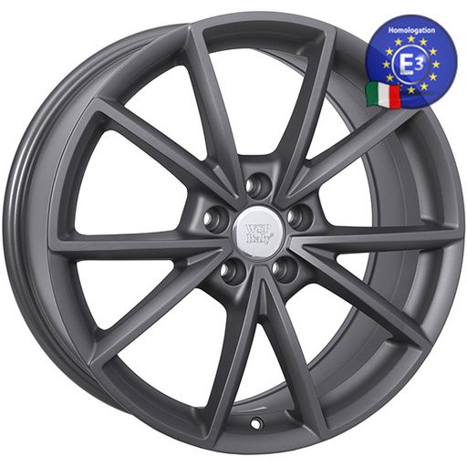 Диск колісний AUDI W569 AIACE 8 19 5X112 26.0 66.6 MATT GUN METAL