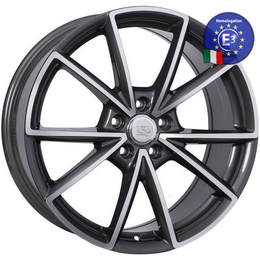 Диск колісний AUDI W569 AIACE 8 19 5X112 26.0 66.6 ANTHRACITE POLISHED