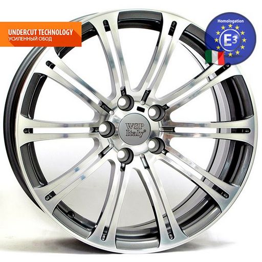 Диск колісний BMW W670 M3 LuXor 8 18 5X120 34.0 72.6 ANTHRACITE POLISHED