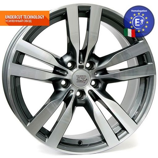 Диск колісний BMW W672 PANDORA X6 10 20 5X120 40.0 74.1 ANTHRACITE POLISHED