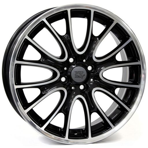 Диск колісний MINI W1653 RIVERS 7 17 4X100 48.0 56.1 GLOSSY BLACK POLISHED