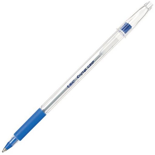Ручка кулькова Cristal Grip синя