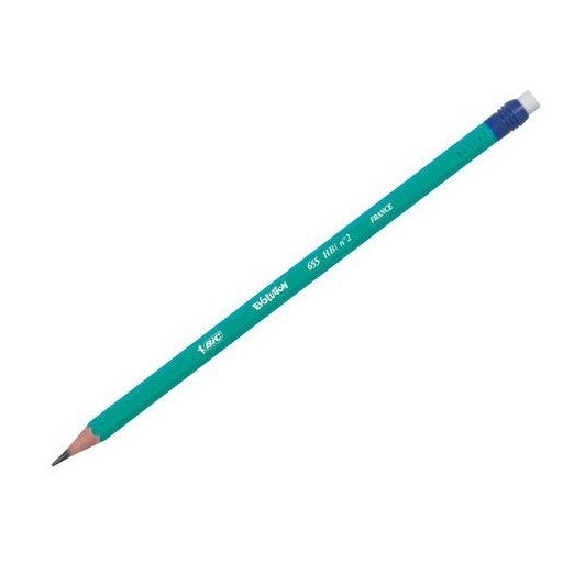 Олівець графітний BIC Evolution, НВ, з ластиком