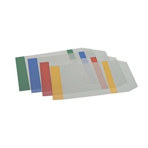Фото 1. Обкладинки для зошитів, прозорі з кольоровими полями, KIDS Line