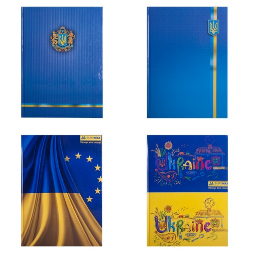 Фото 1. Книга канцелярська, UKRAINE, А4, 96 аркушів, клітинка, офсет