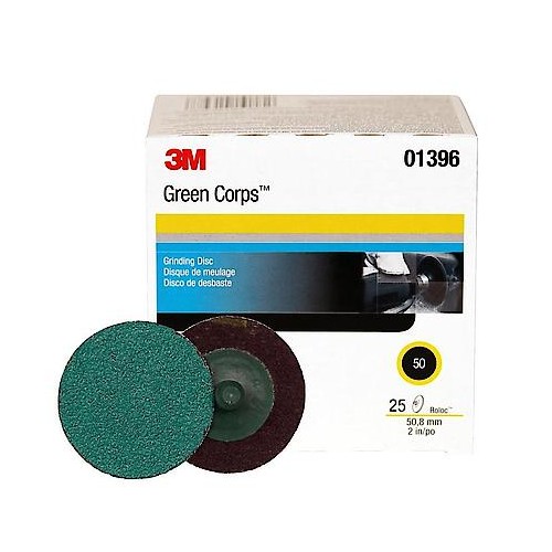 Фото 1. Фібровий диск Green Corps 50мм Р50, 25 дисків в коробці