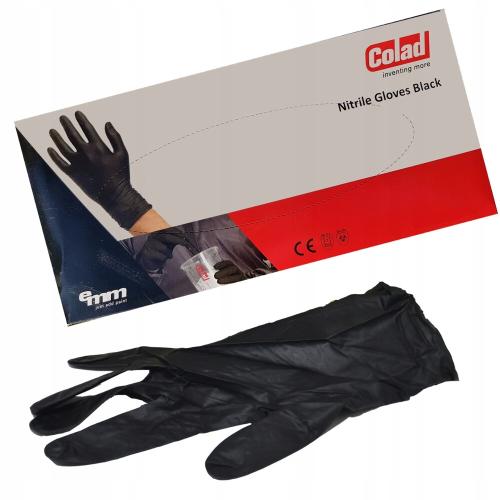 Фото 1. Colad рукавички нітрилові чорні XL (60шт)