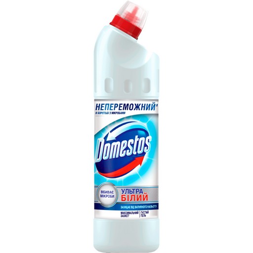 Засіб для туалету Domestos 500мл (Ультра білий).