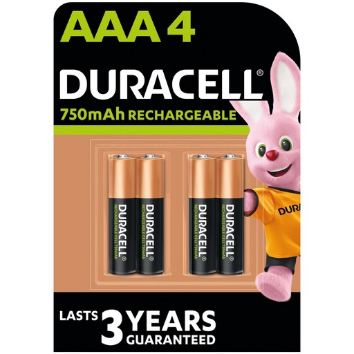 Фото 1. Акумулятор DURACELL HR03 (AAA) 750mAh уп. 4 шт