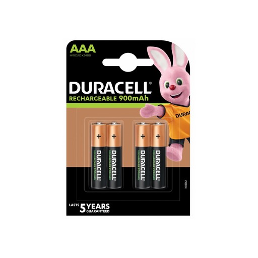 Акумулятор  DURACELL HR-03 ААА  900mAh 4шт * 1пач