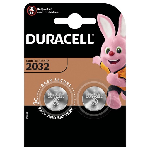 Фото 1. Батарейка літієва DURACELL CR2032/DL2032 2шт/уп