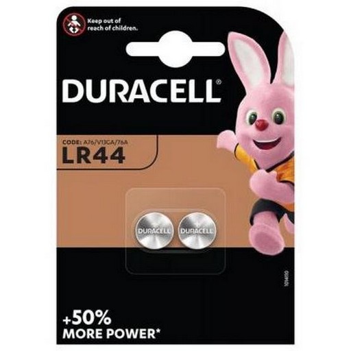 Батарейка лужна  DURACELL LR-44/V13GA   2шт * 1пач