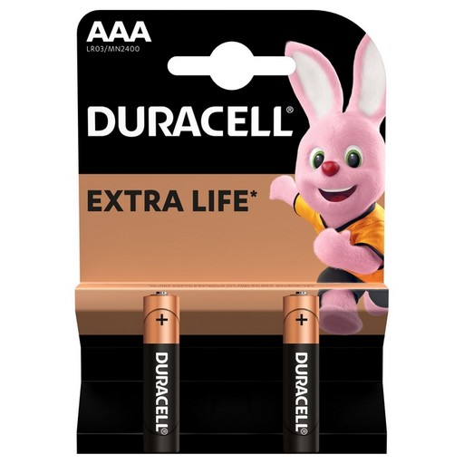 Батарейка лужна  DURACELL LR-03 ААА   2шт * 1пач