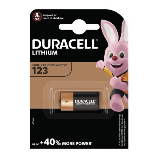 Батарейка літієва  DURACELL CR123