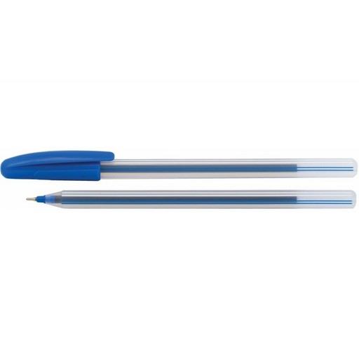 Ручка масляна EconoMIX Line 0.7мм синя 