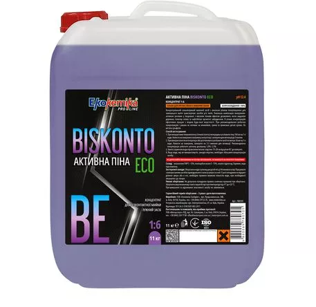 Автошампунь для безконтактної мийки BISKONTO EKO 11 кг (9.65л)