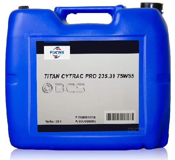 Олива трансмісійна FUCHS TITAN CYTRAC PRO 235.31 SAE 75W-85. 20 lt (20 л)