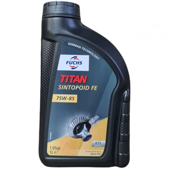 Фото 1. Олива трансмісійна FUCHS TITAN SINTOPOID FE SAE 75W-85. 12x1 lt (1 л)